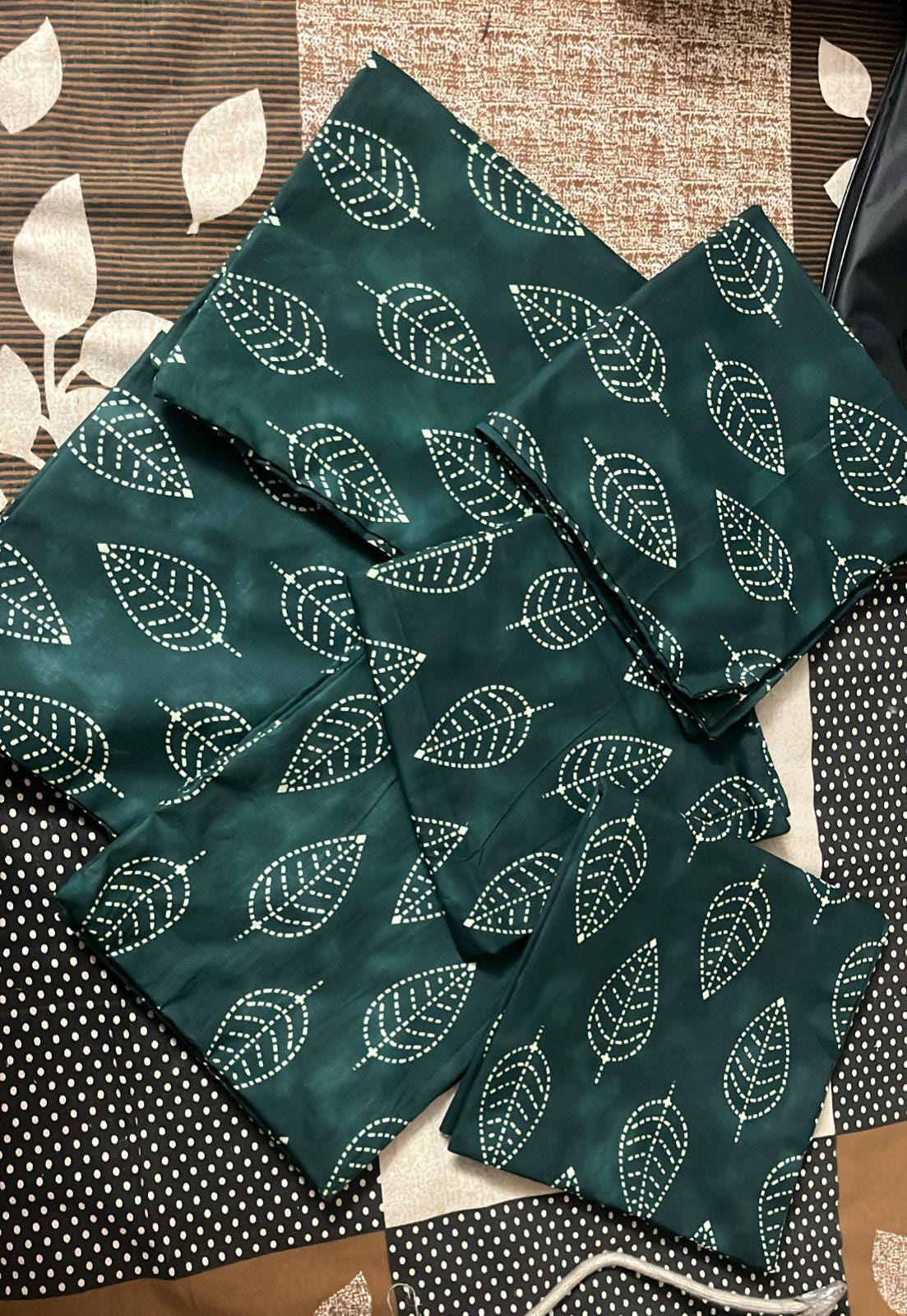 Teal Green Cotton Pillow Case, Handmade Block Print Cotton Cushion, Christmas Gift