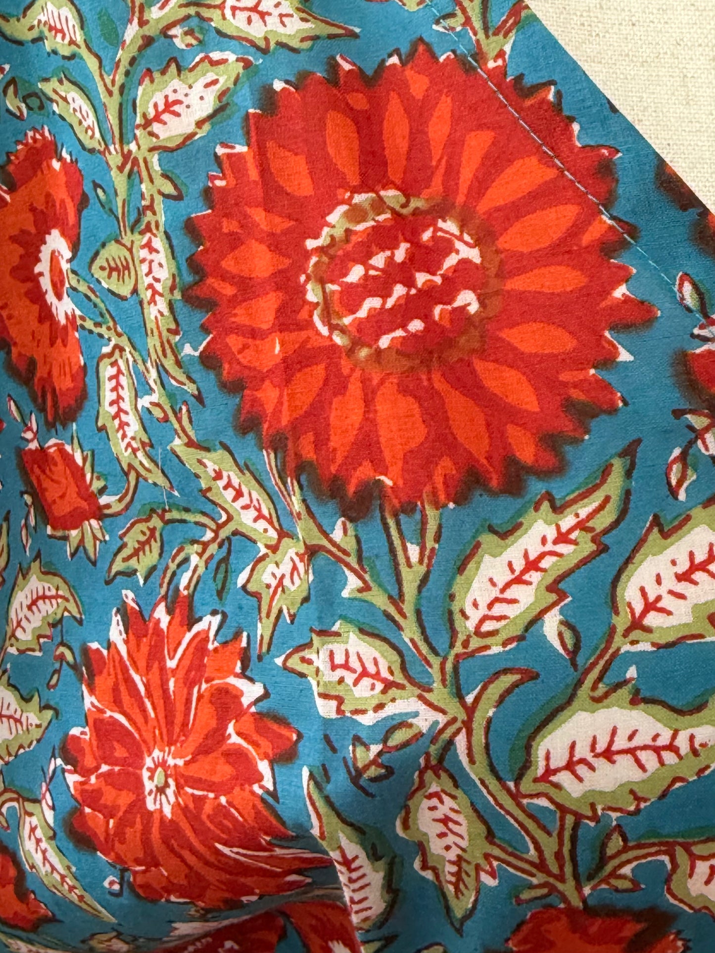 Cotton free flowing kaftan dress - Perfect as house dress, lounge wear, beachwear, muumuu, mumu