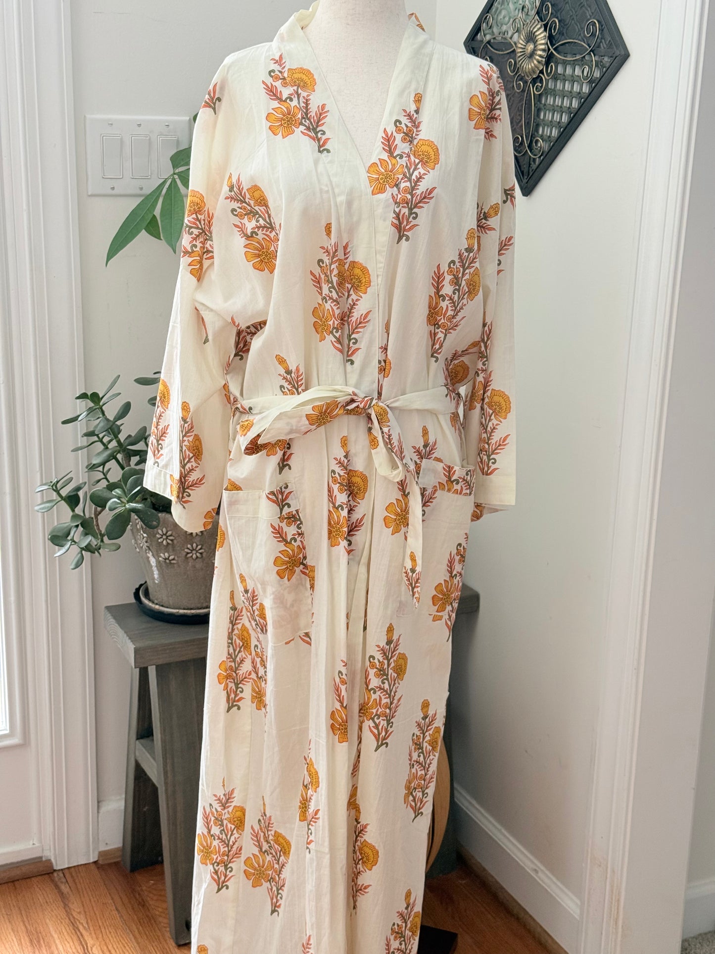 100% Cotton Kimono Robes Dress women wedding bridesmaid Robe, Gift for Her