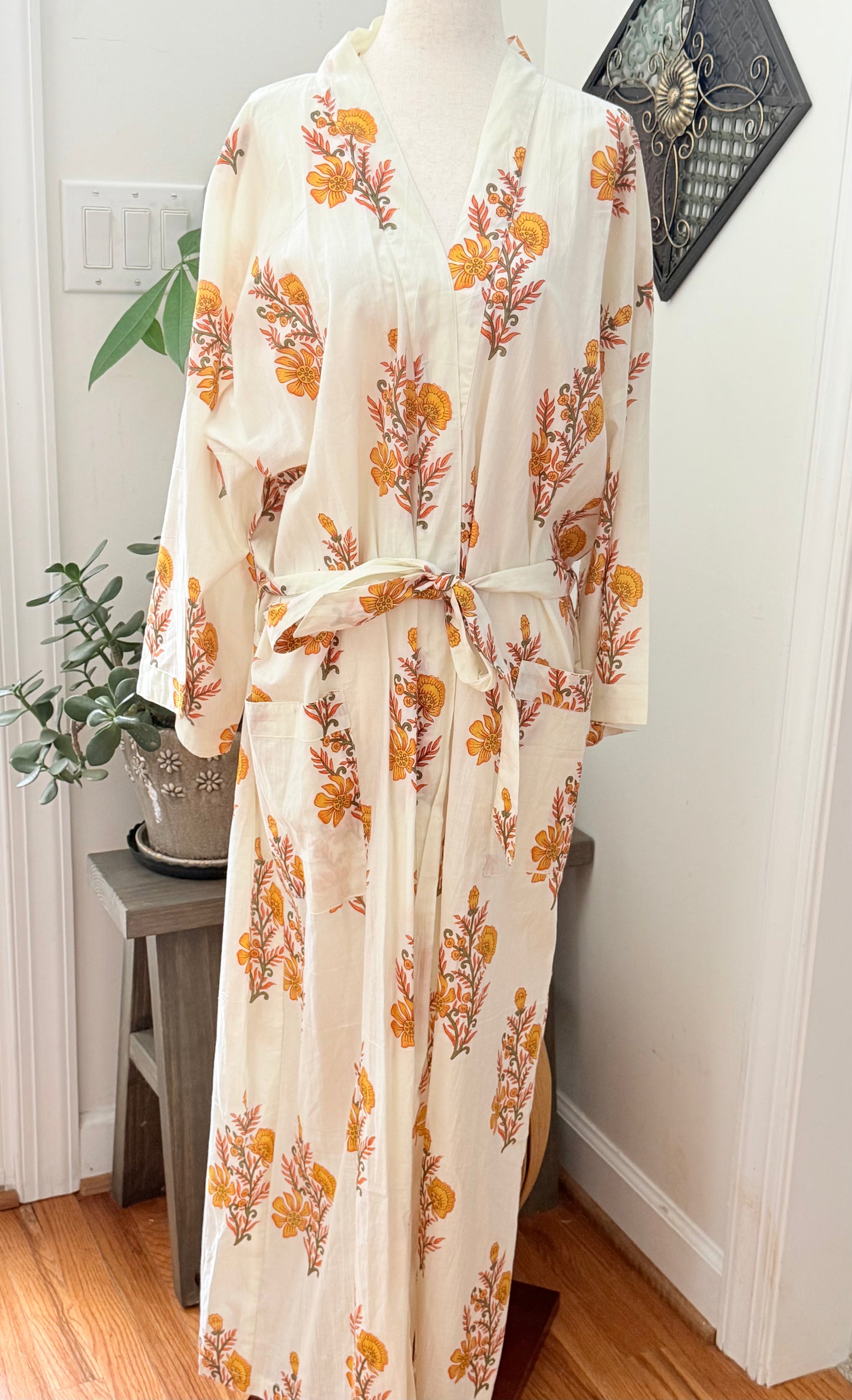 100% Cotton Kimono Robes Dress women wedding bridesmaid Robe, Gift for Her