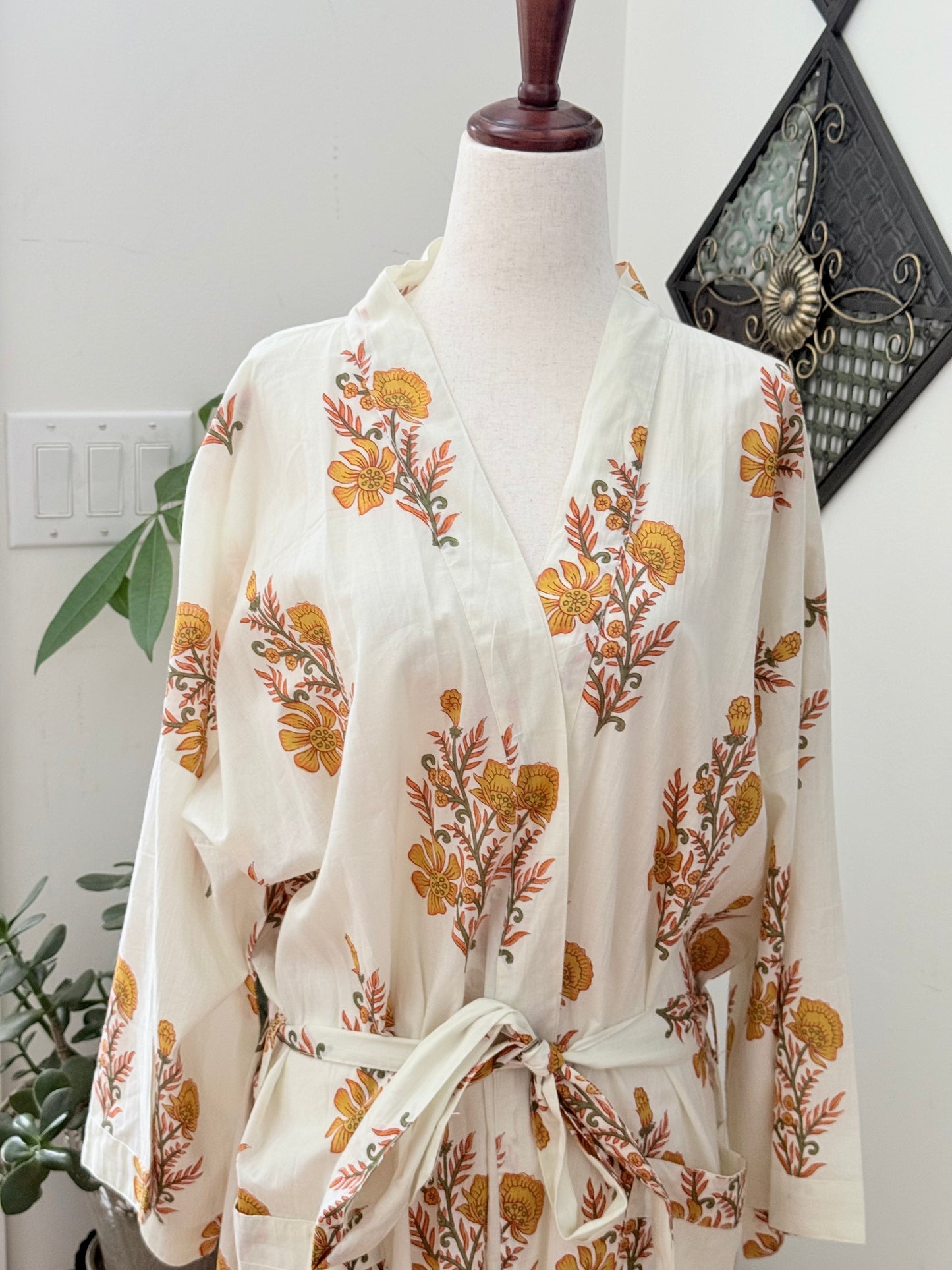 100% Cotton Kimono Robes Dress women wedding bridesmaid Robe, Gift for Her