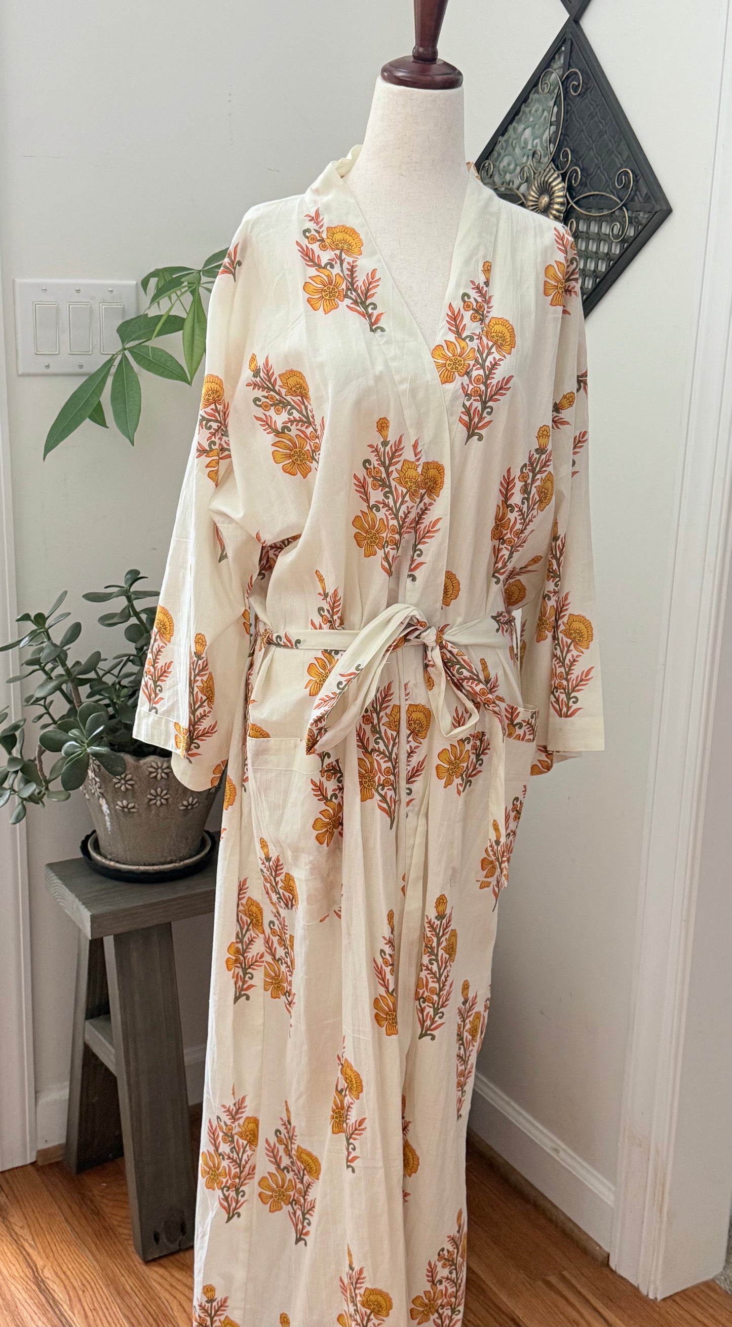 100% Cotton Kimono Robes Dress women wedding bridesmaid Robe, Gift for Her
