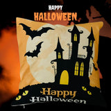 Halloween Home Decor, Spooky pattern,Halloween Witch, Haunter House Pillows