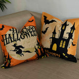 Halloween Home Decor, Spooky pattern,Halloween Witch, Haunter House Pillows