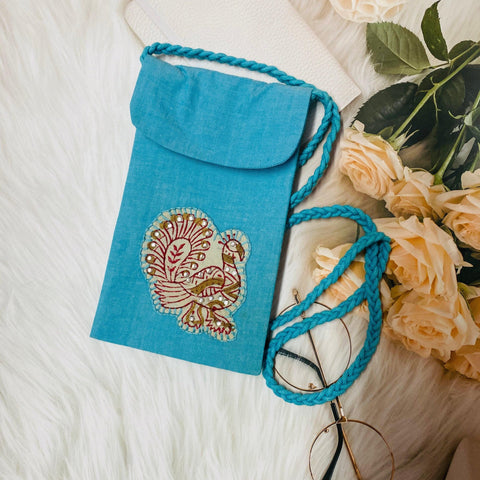 Handmade Crossbody Bag for iPhone , iPhone 12 Case , Cell Phone Pouch, Crossbody iPhone Pouch for girls , Stocking Stuffer