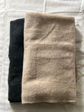 Black and Beige Wool Blanket Scarf, Extra Large Shawl, Travel Wrap Wool Soft Meditation Blanket Oversized Shawl HandMade Nepal