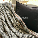 Cotton Throw Blanket, Boho Mud Cloth Throw Blanket, Gift for her Mothers day gift unique handmade gift