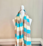 Yak wool throw, Tibet Handmade Yak Wool Blanket  shawl, Stripes Scarf, Soft Shawl/Throws, Yak Wool Hand-Loomed Nepal, Unique gift