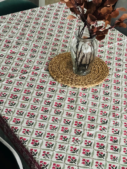 Holly And Berry Christmas Rectangle tablecloth, Holiday table Scape, Holiday Decor gift