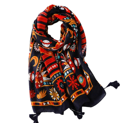 Orange Sarong  Birthday gift for friend, Mother's Day Gift