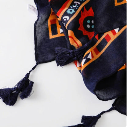 Orange Sarong  Birthday gift for friend, Mother's Day Gift