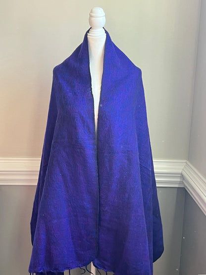 Himalayan Yak Wool Scarf, Soft Warm Meditation Wrap