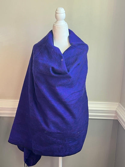 Himalayan Yak Wool Scarf, Soft Warm Meditation Wrap