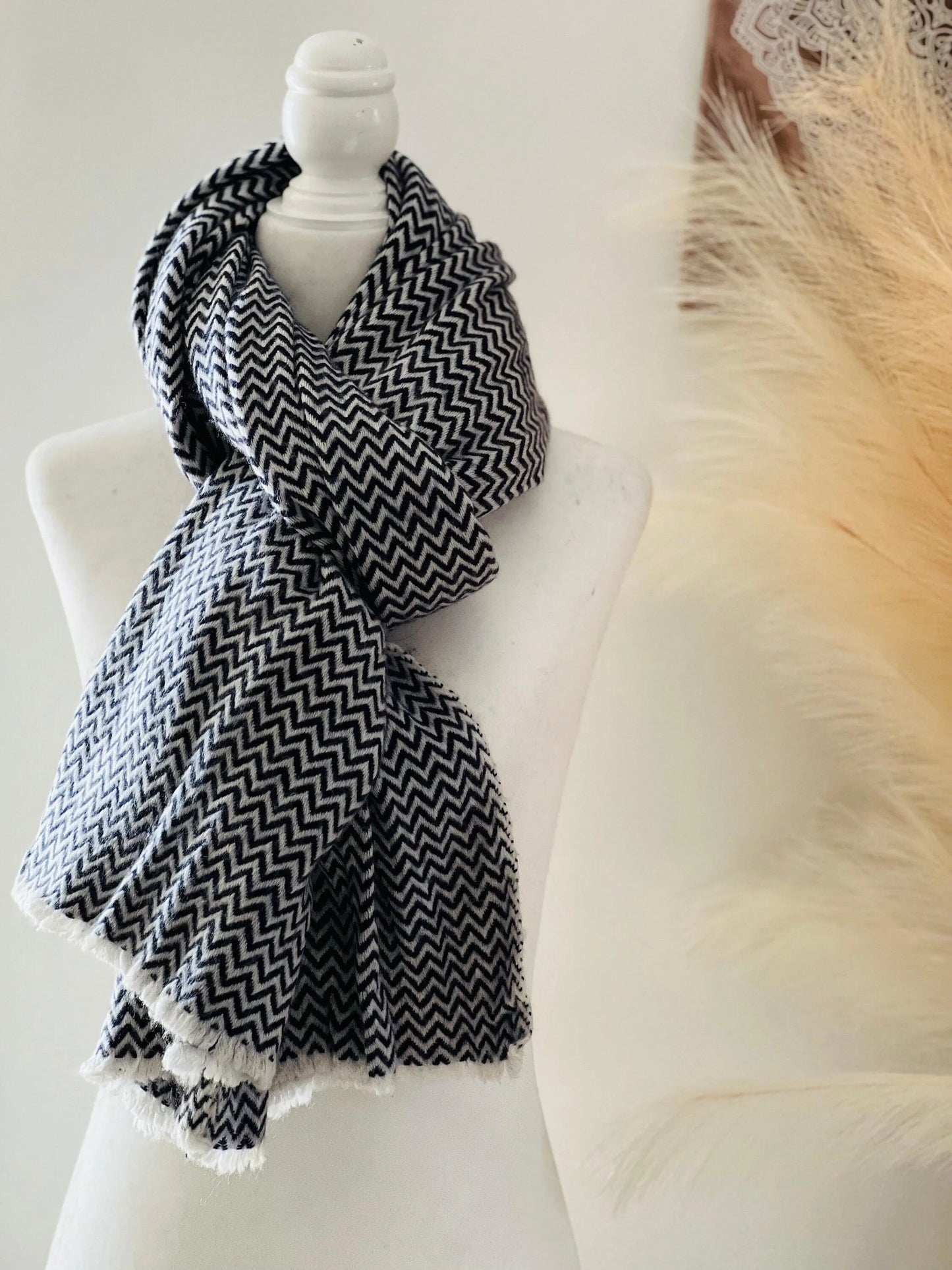 Cashmere Blend Cozy winter Blanket SCARF Women Perfect gift for her