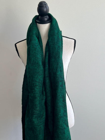Extra Soft GREEN Yak Wool Nepalese Scarf