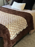 Beautiful Handmade Boho Throw Blanket for Couch/Home, Bohemian Decor for Living Room, Cotton Woven Throw for Bedroom, New Home Gift