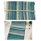 Boho black linen makeup bag, Small travel bag, Large linen Pouch with Tassel, Bridesmaid gift, Birthday Gift, Holiday Gift for Mom