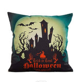 Halloween Throw Pillow for Outdoor Decor, Halloween Decoration, Haunted House Pillow,