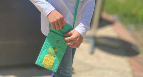 Handmade Phone Pouch for girls, Crossbody Phone Case for gift, Cell Phone Pouch for Smart Phone, Stocking stuffer Gift