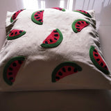 Watermelon Pillow, Wedge Pillow, Fruit Throw Pillow Cover for kids Room, Watermelon Wedge Pillow for kids Birthday Party, Summer Party ideas