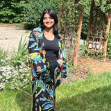Floral print robe for women, Cotton kaftan for beach coverup, Cotton dress, Beach cover up, Birthday gift for her, Gift for girl friend