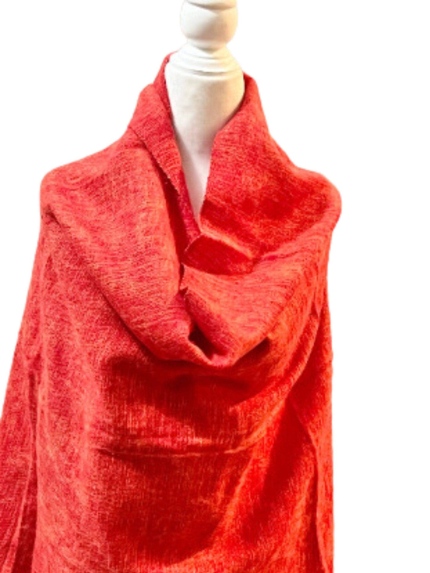 Yak Wool Blanket Scarf: Turquoise Teal Shawl, Hand-Loomed Nepal