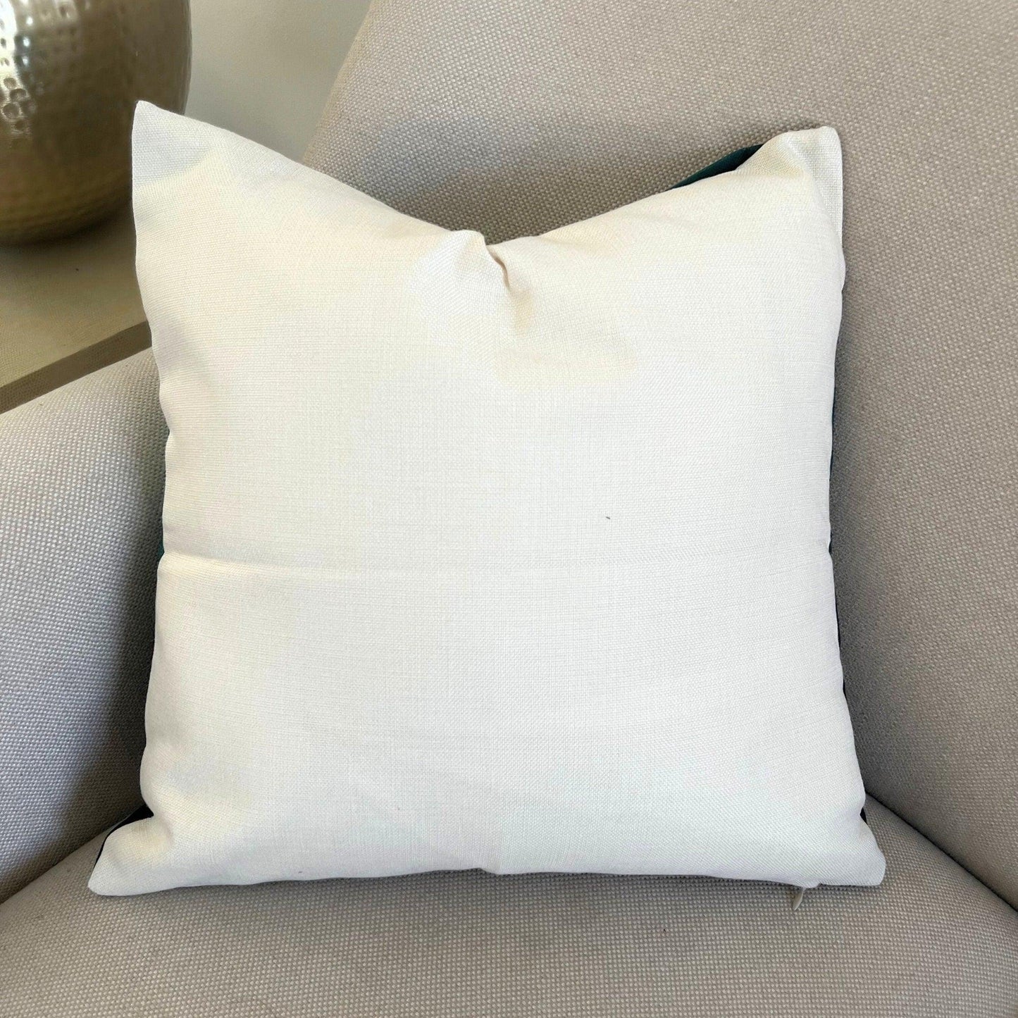 Orange Pumpkin Pillow Cover, Fall Thanksgiving Home Decor (18x18)