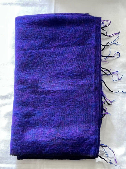 Himalayan Yak Wool Scarf, Soft Warm Meditation Wrap