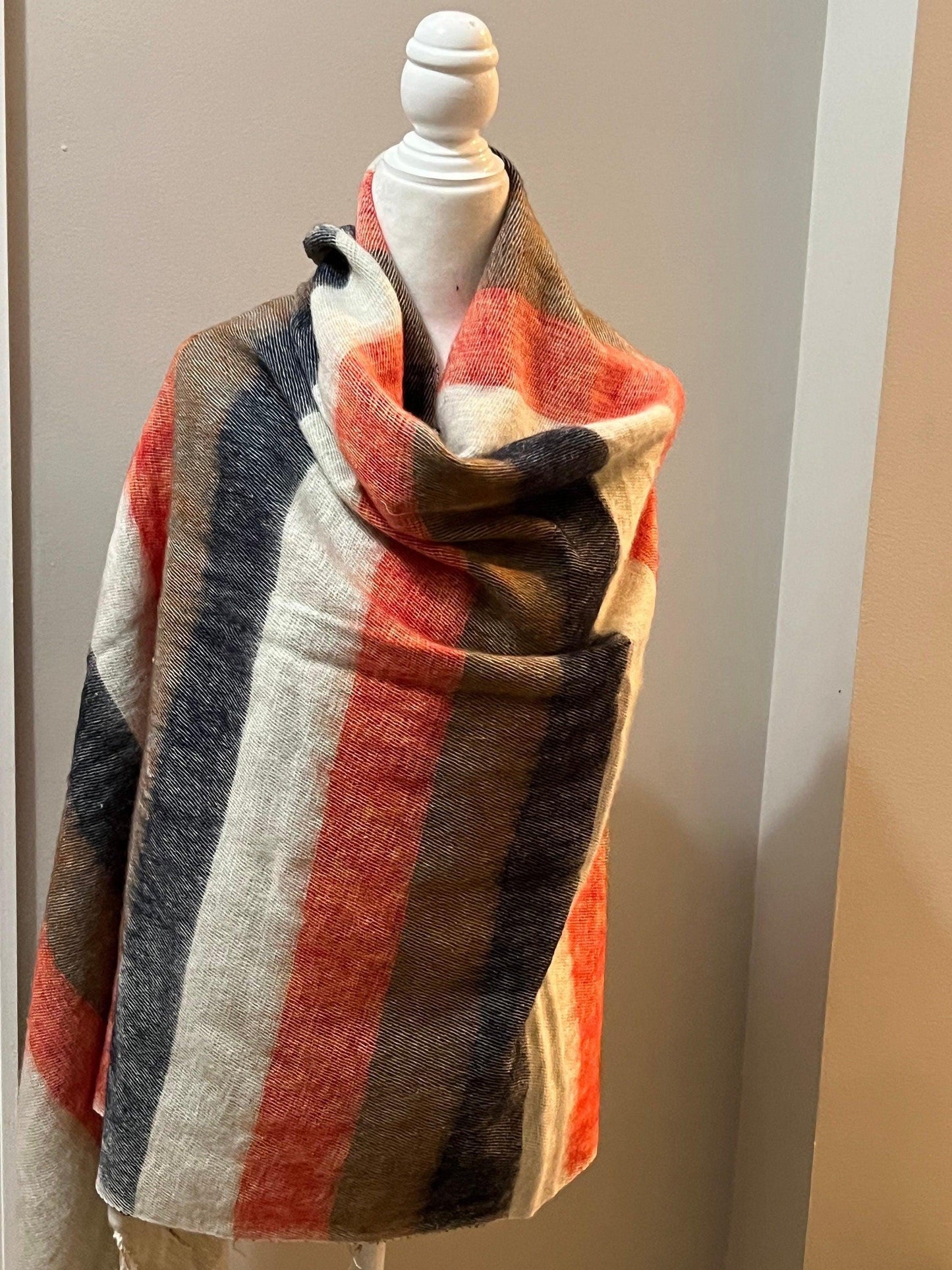 Nepal Himalayan Yak wool Shawl, Soft Warm Women Fashion Scarf,
