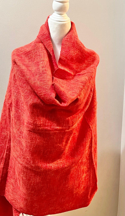 Nepal Himalayan Yak wool Shawl, Soft Warm Women Fashion Scarf,