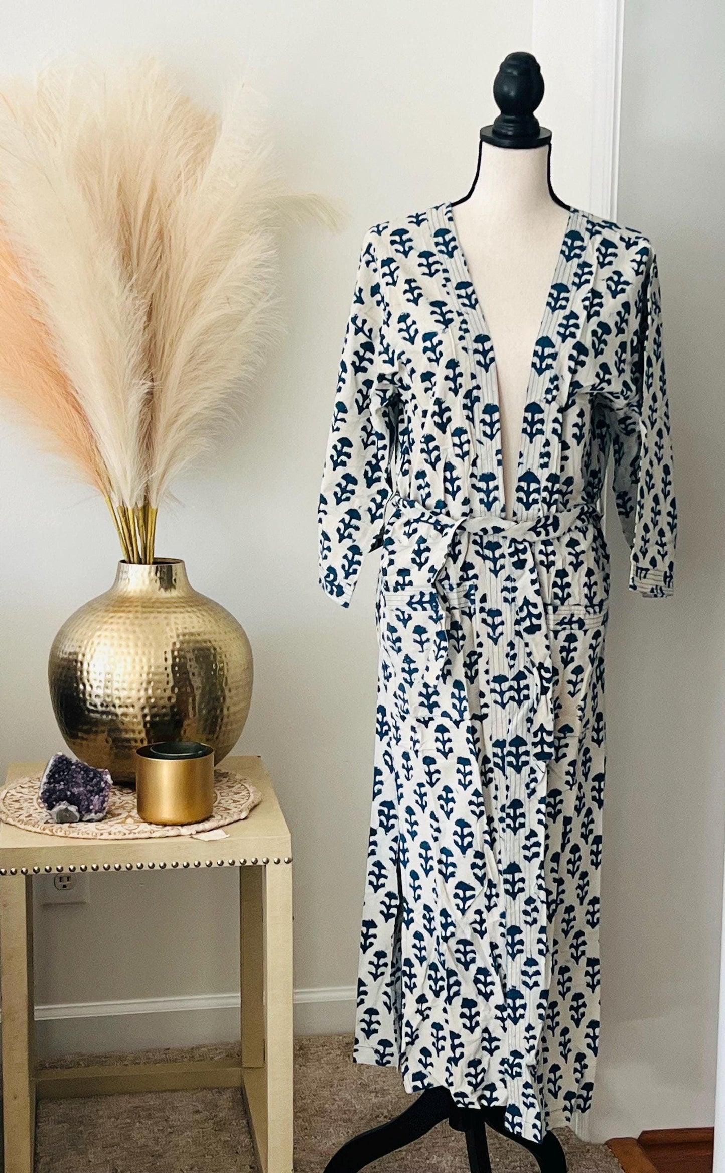 blue robe