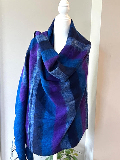 Nepal Himalayan Yak wool Shawl, Soft Warm Women Fashion Scarf,