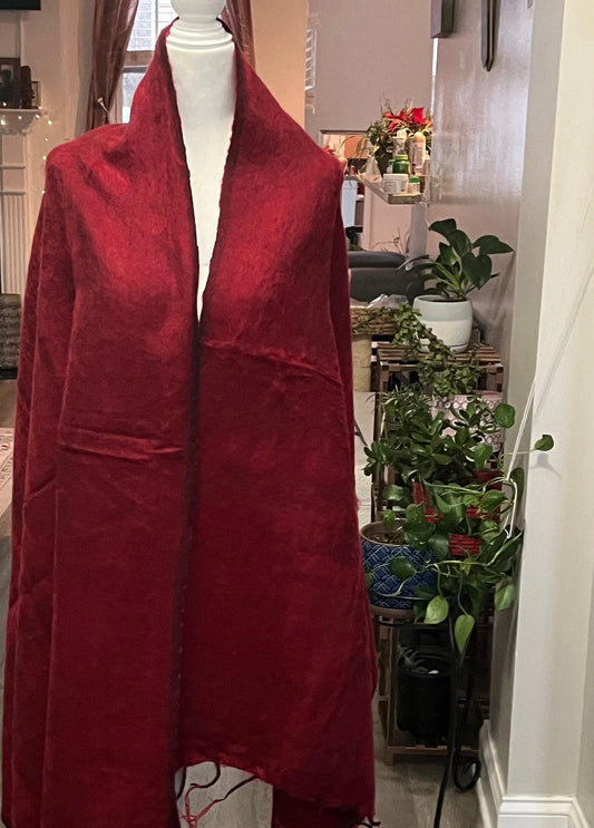 Nepal Himalayan Yak wool Shawl, Soft Warm Women Fashion Scarf,