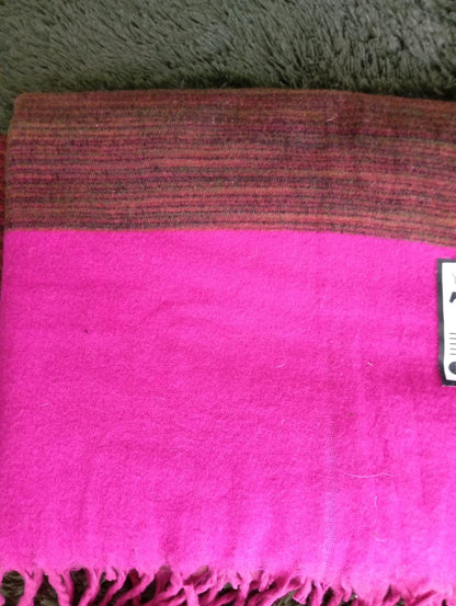 Wool throw Yak Wool Shawl Yoga Meditation Oversized Blanket Travel Wrap Handmade in Nepal