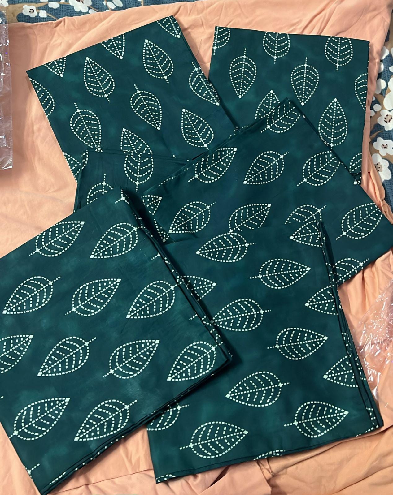 Teal Green Cotton Pillow Case, Handmade Block Print Cotton Cushion, Christmas Gift