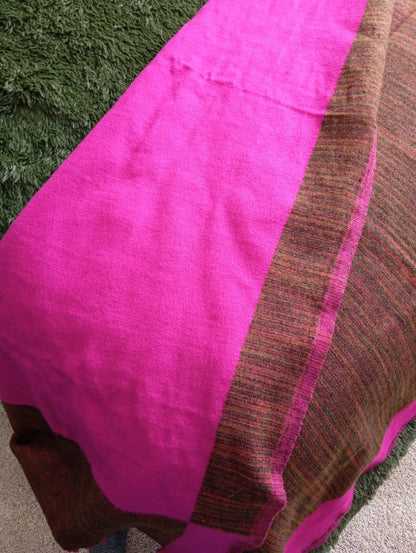 Wool throw Yak Wool Shawl Yoga Meditation Oversized Blanket Travel Wrap Handmade in Nepal